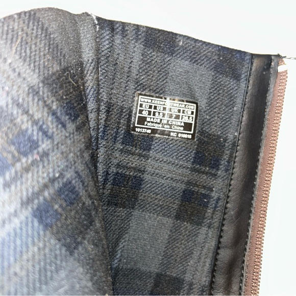 Keen Dark‎ Brown Wedge Boots zip - Picture 7 of 9